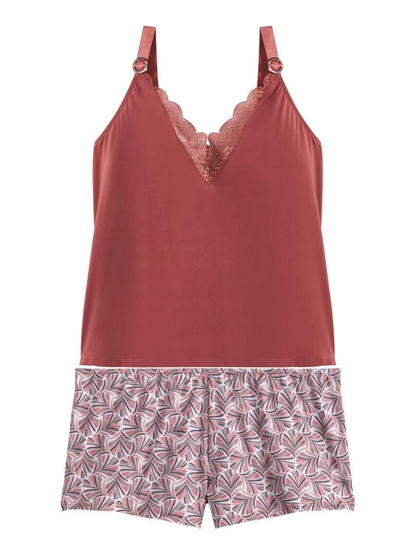 Top short ESPERANCE Pomm'Poire Marron