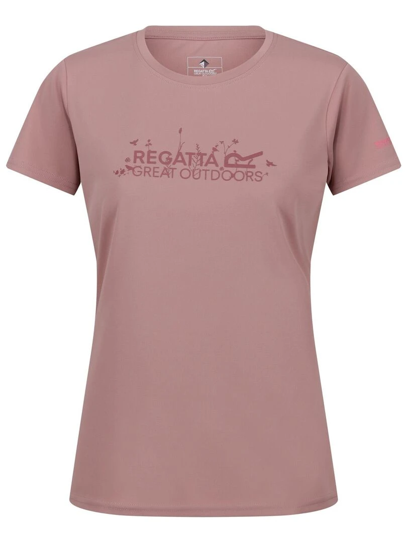 Regatta T shirt FINGAL Rose clair