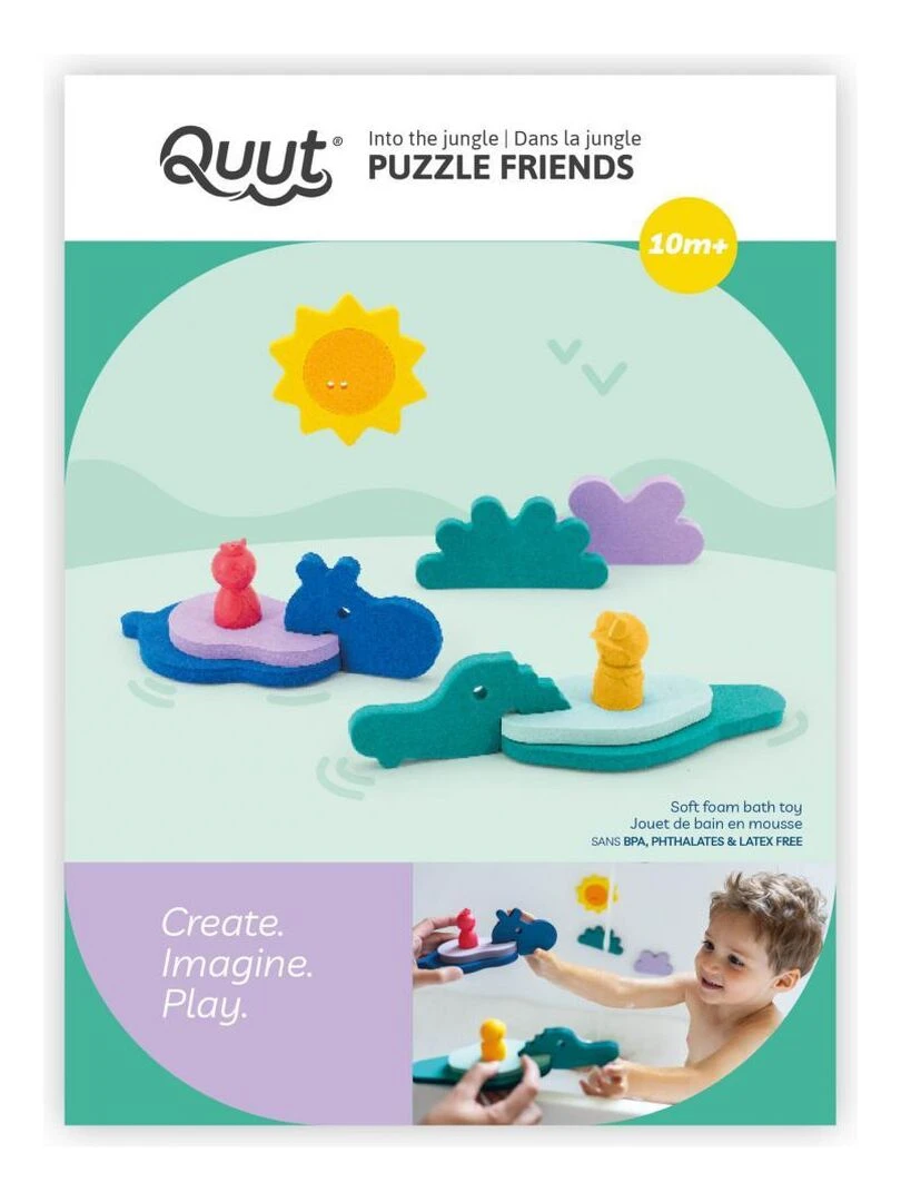 Puzzle friends Dans la jungle Multicolore