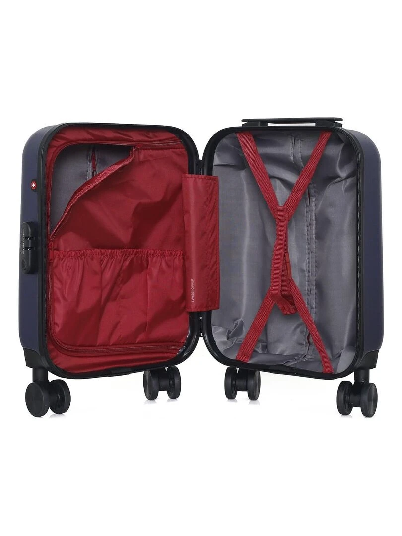 SWISS KOPPER   VALISE CABINE XS RÜTI 4 ROUES 46 CM   Bleu marine