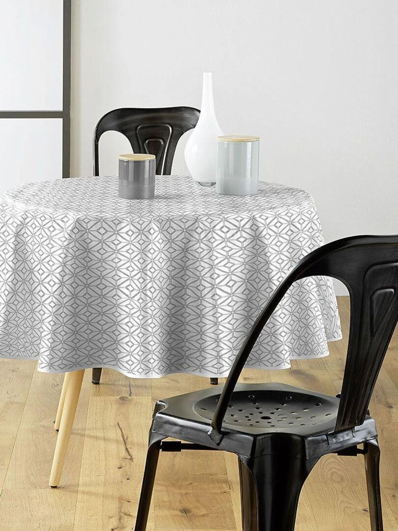 Nappe ronde Moderne   Blanc