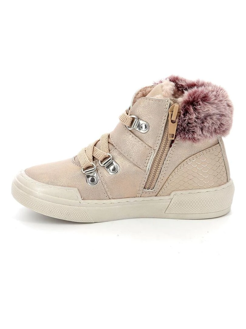 Boots Synthetique Arisnow   Rose