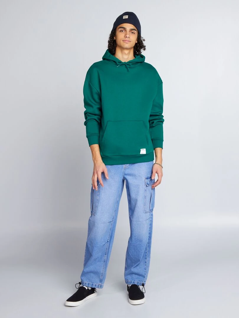 Sweat à capuche Vert
