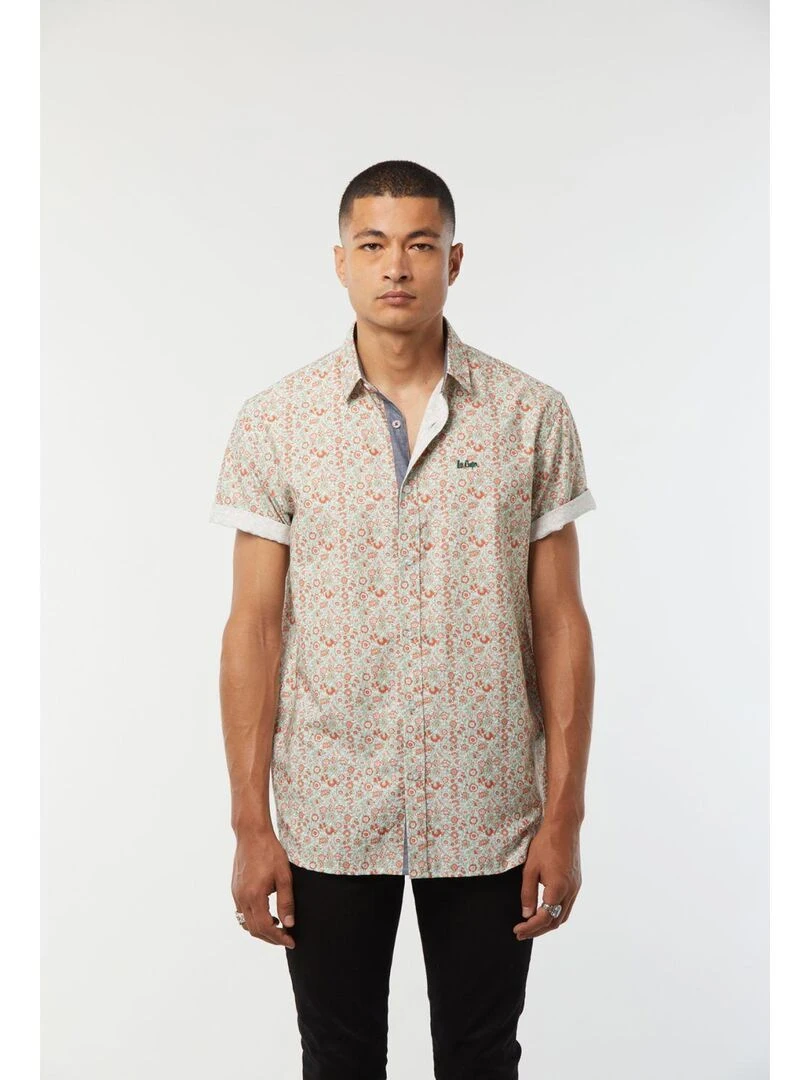 Lee Cooper Chemise manches courtes coton comfort DELER Vert