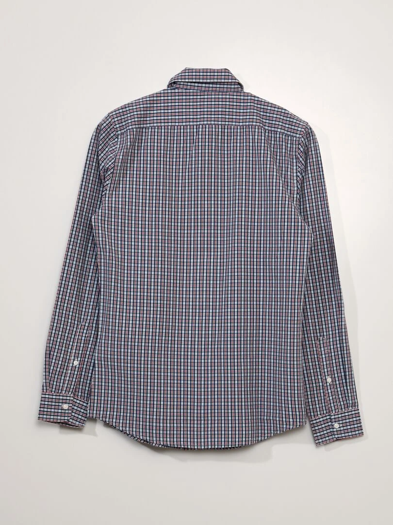 Chemise en coton Bleu