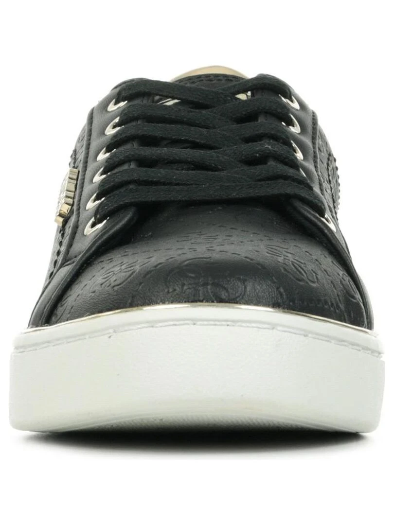 Baskets Guess Beckie   Noir Doré