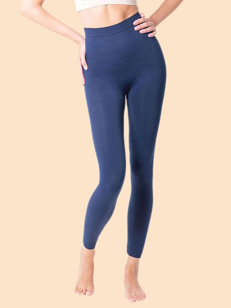 Legging minceur push up avec fibre Emana Lena Bleu Bleu marine