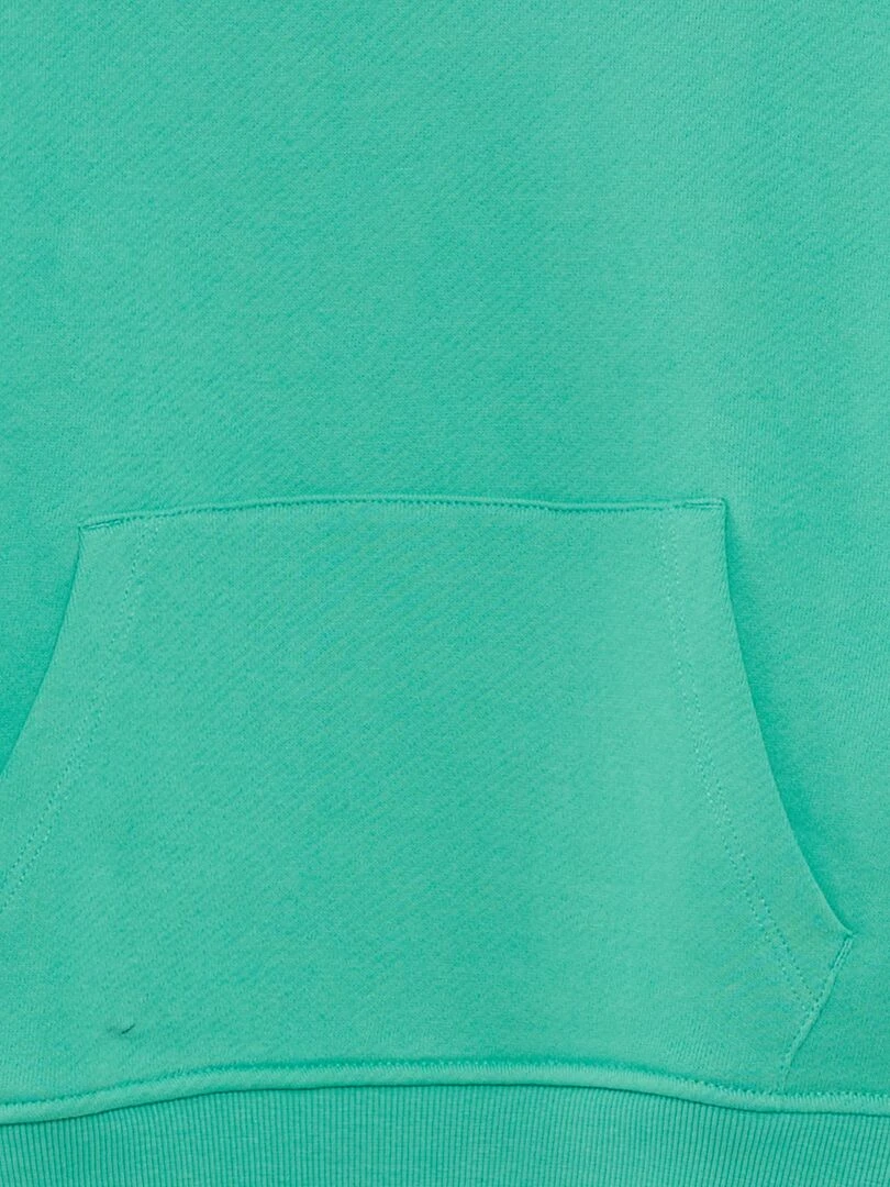 Sweat en molleton fin   Mixte   Vert