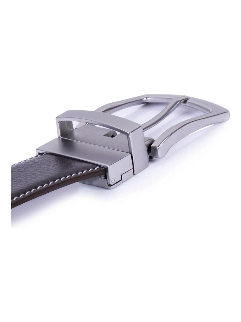 Ceinture 2 en 1 réversible Marron/Noir   Noir Marron Noir