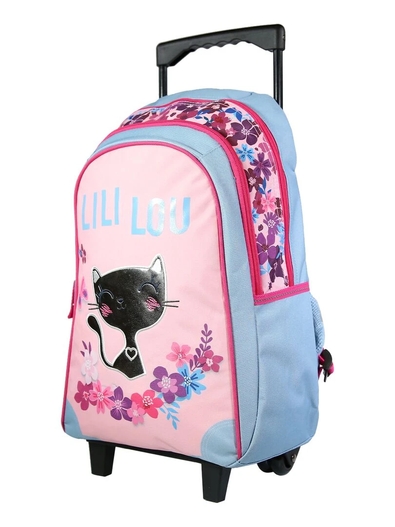 BAGTROTTER Sac à dos à roulettes Lili Lou Rose Rose