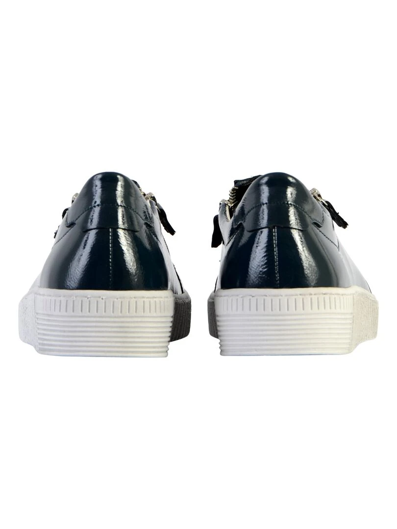 Basket Basse Cuir Gabor Topas   Bleu marine