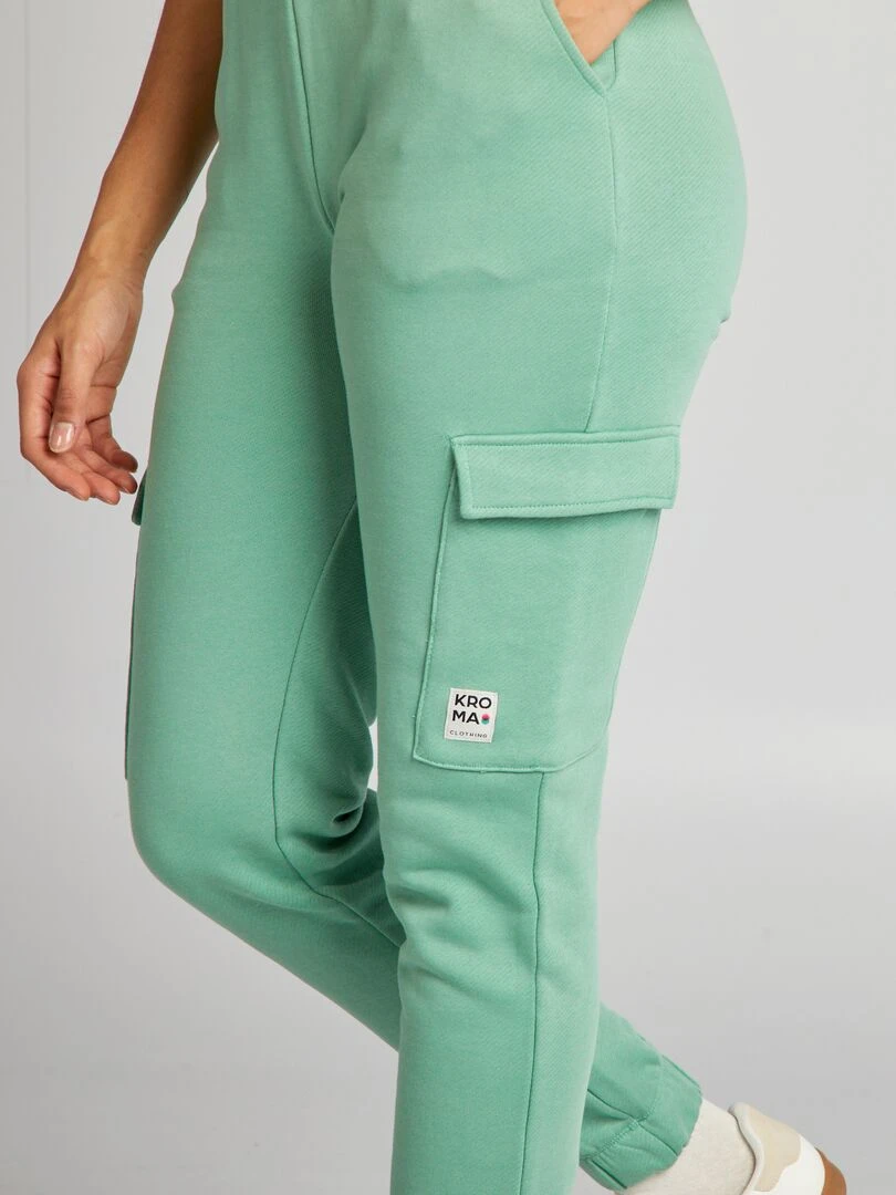 Sweat en molleton effet délavé   Bleu