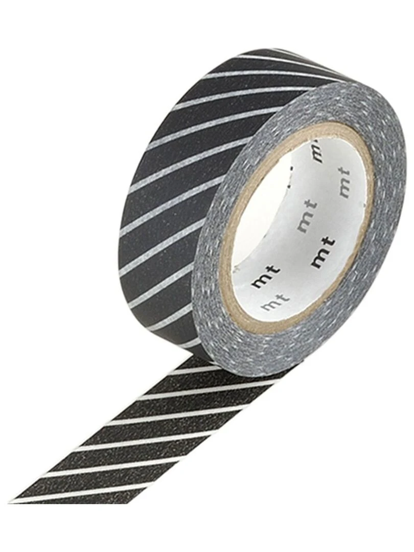 Masking tape rayé noir   1 5 cm x 7 m   N/A