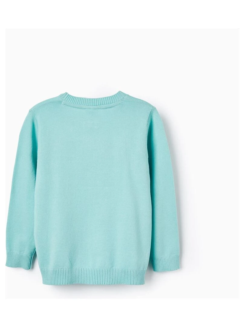 Pull en Maille pour Garçon SPRING BEGINS Bleu clair