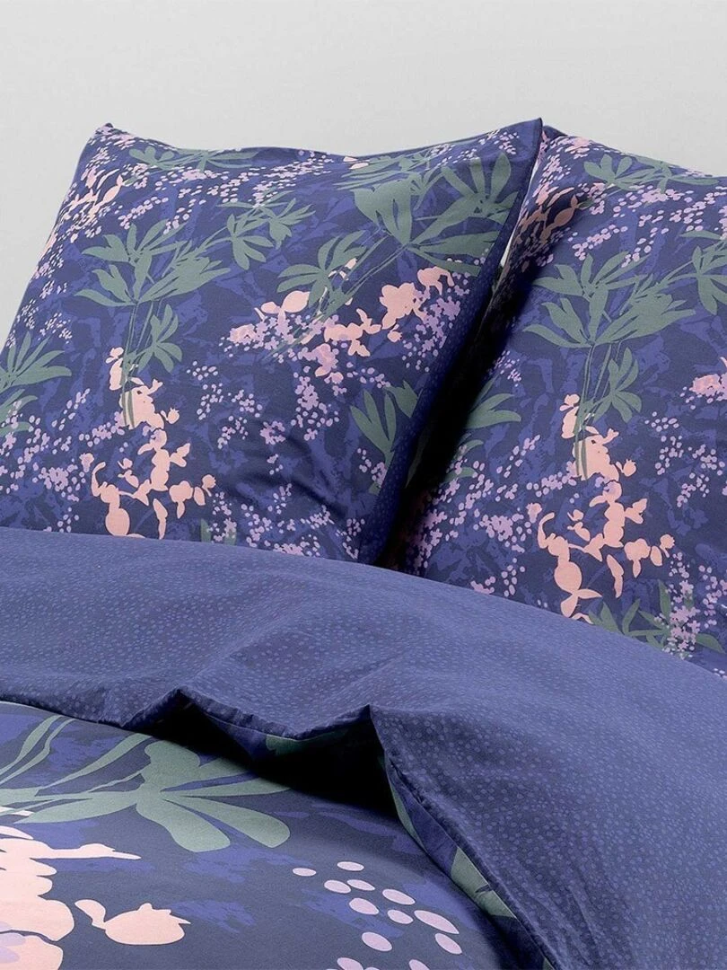 Housse de couette Paola + taie(s) 100% coton Bleu