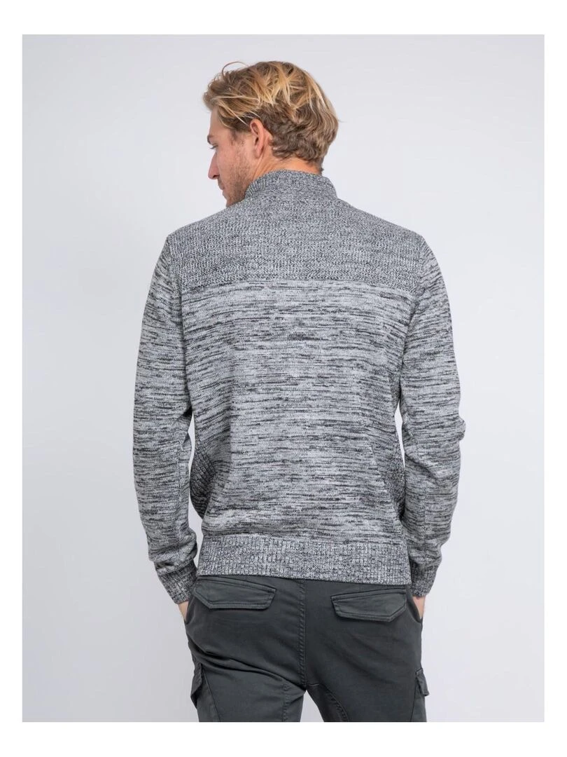 Pull col montant LAOSHEN Gris foncé