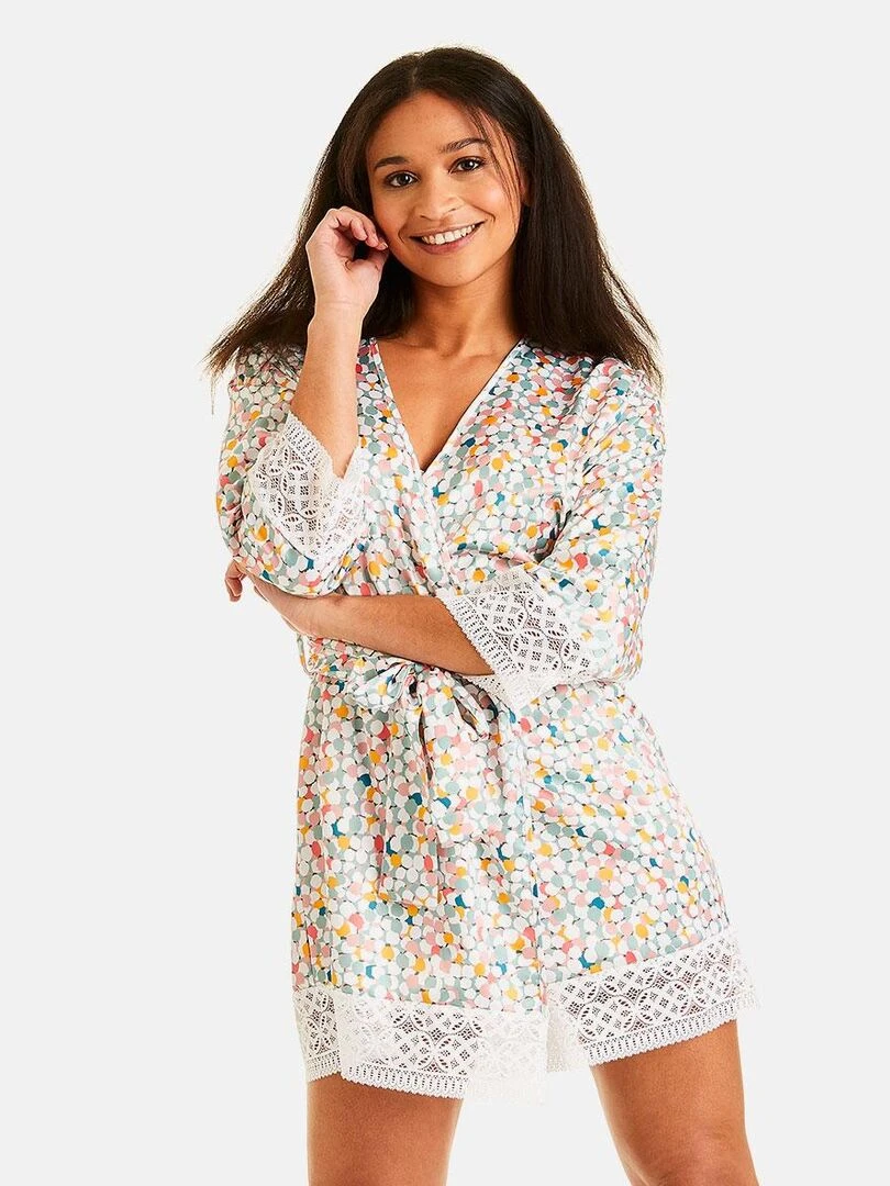 Kimono MERINGUE   Camille Cerf & Pomm'Poire   Blanc