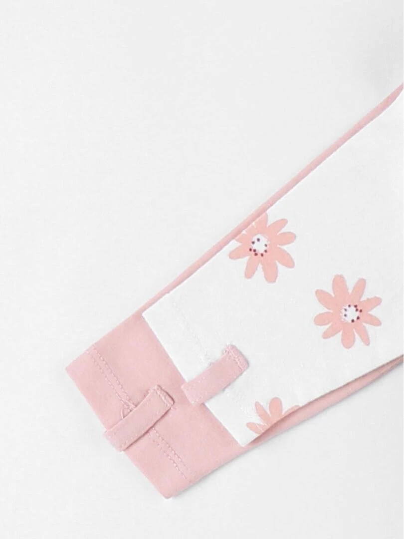 Set de 2 pyjamas 1 pièce  écru/blush   Noukie's   Rose