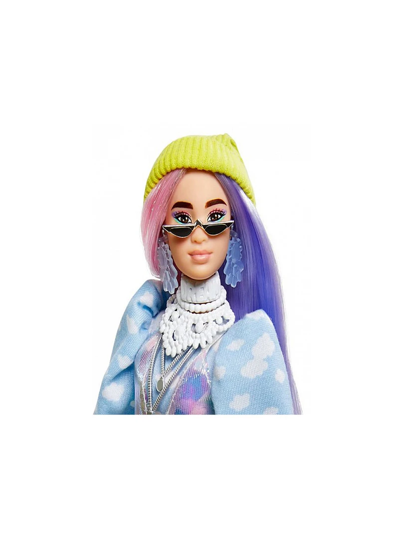 Barbie Extra Bonnet Vert Et Ses Accessoires   N/A