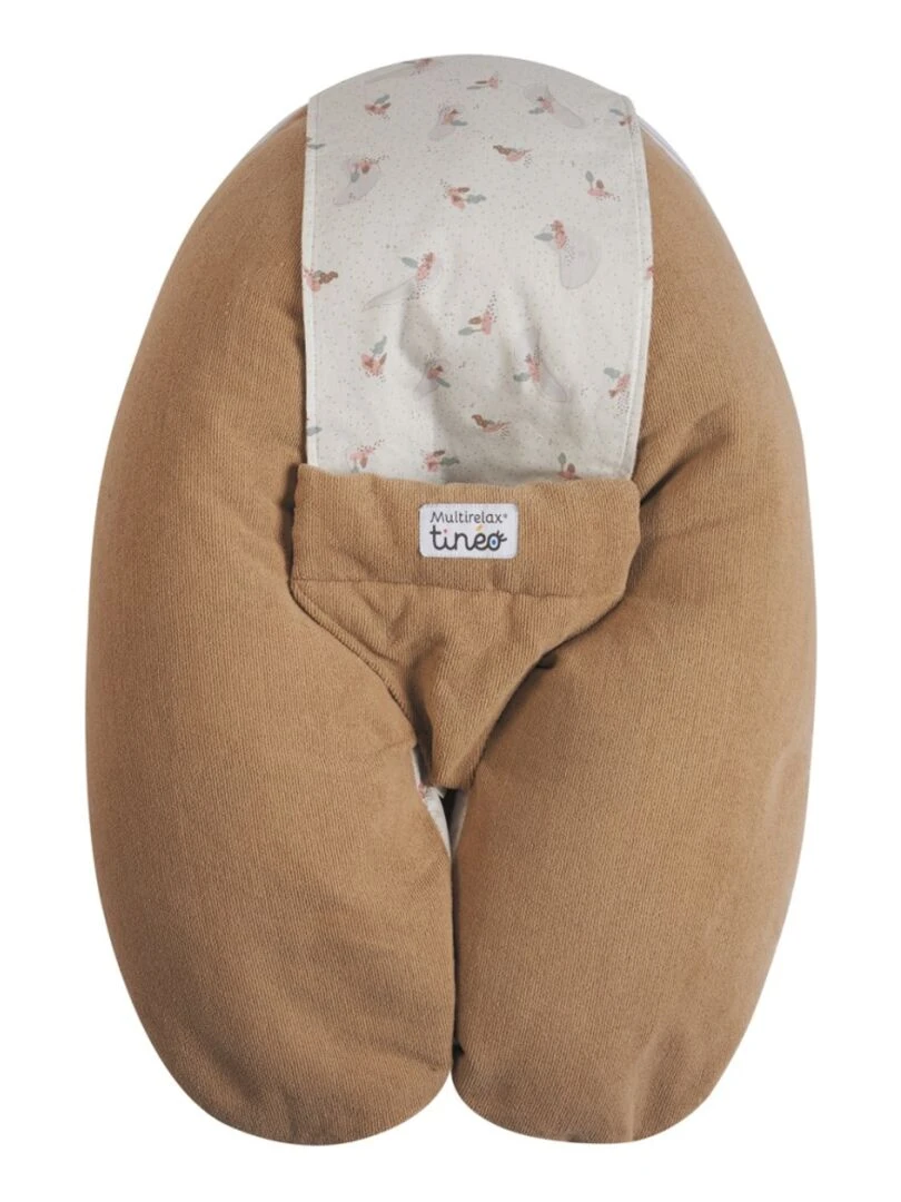 Tinéo Coussin de maternité Multirelax éponge Noisette Marron noisette