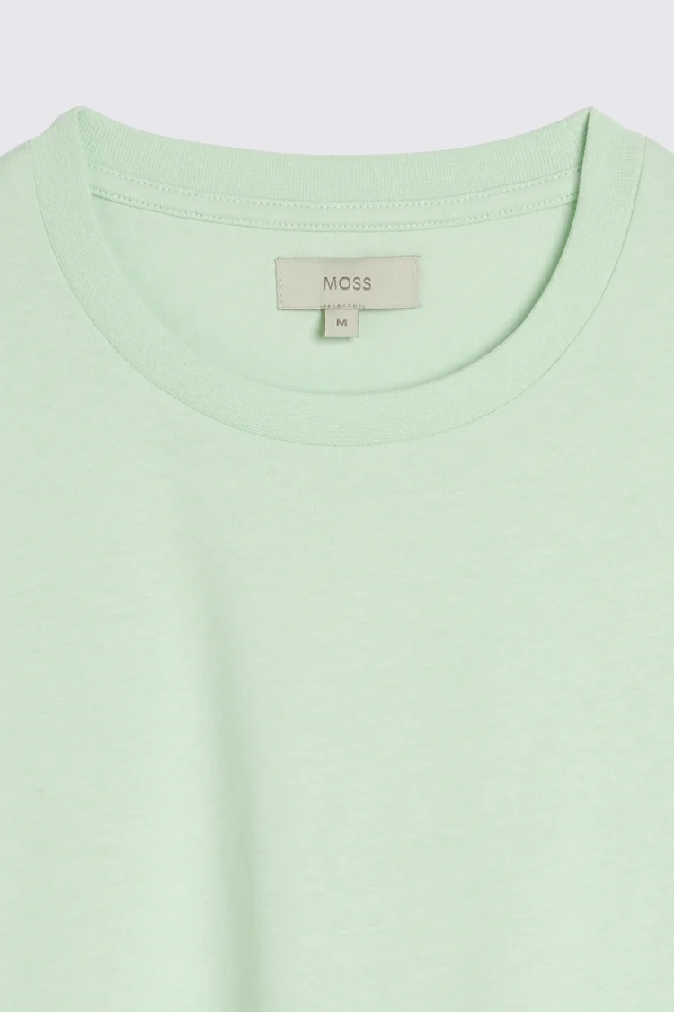 Sage Green Crew Neck T-Shirt   Buy Online at Moss