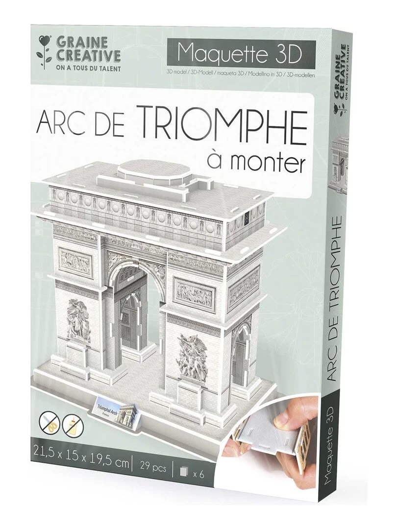 Puzzle Maquette Arc De Triomphe   N/A
