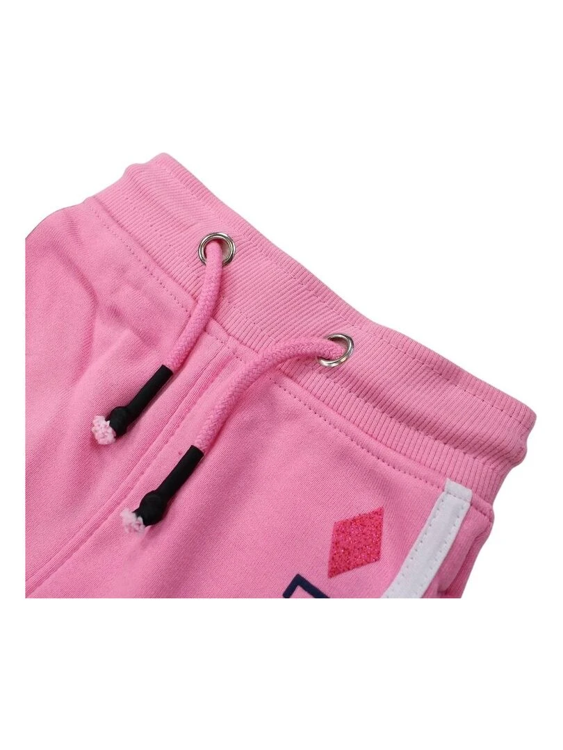 Lee Cooper   Ensemble Sweat pantalon bébé fille Imprimé Logo   Rose
