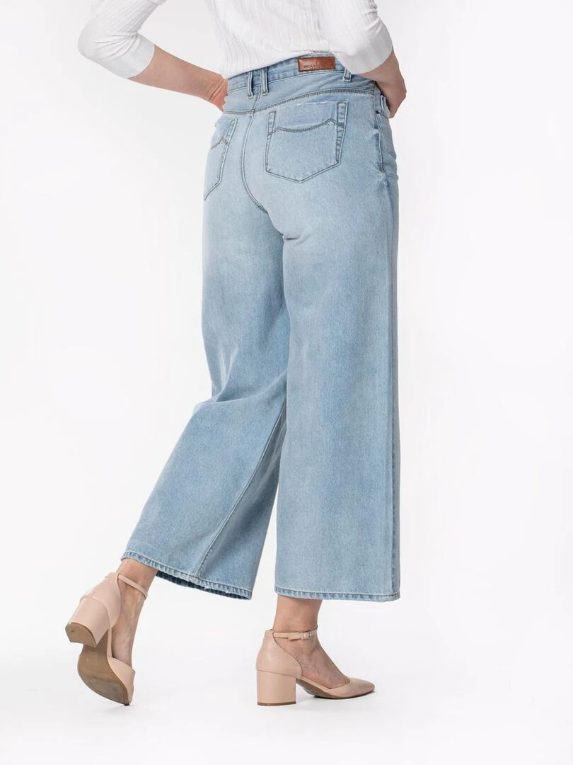 Jeans coupe ample longueur chevilles EDORA 'Rica Lewis'   Bleu