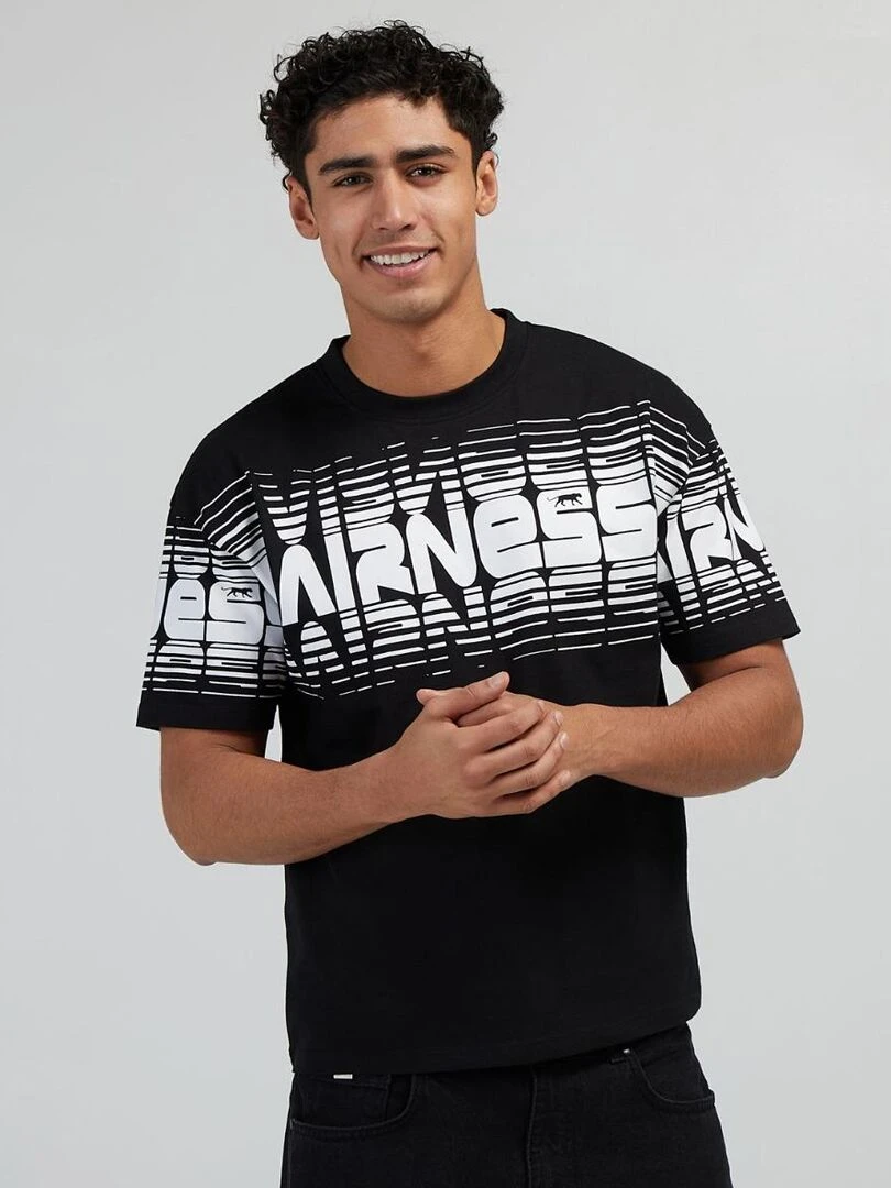 TEE SHIRT OVERSIZE AMERIGO Airness Noir