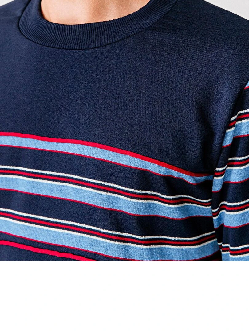 Pyjama en molleton Thermolactyl  manches longues   Damart   Bleu marine