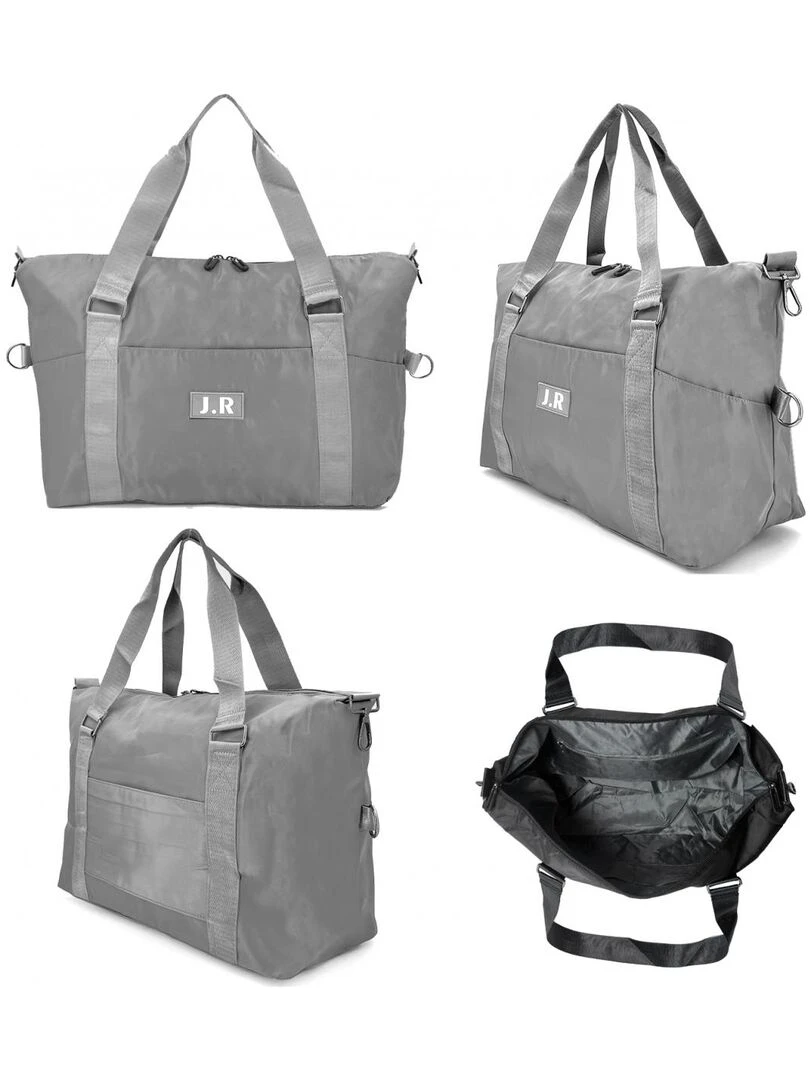 Sac de voyage week end 22L sans roulettes   Gris