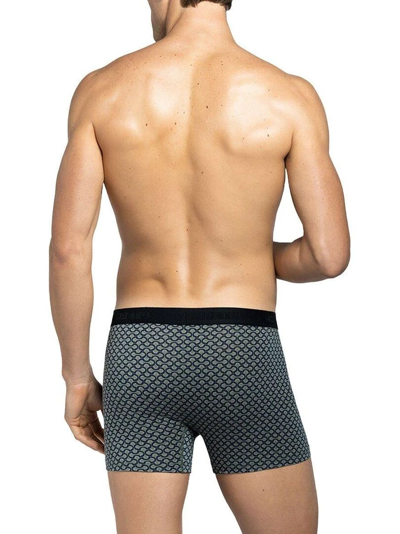 Boxer Dauville pour homme coton et modal   Vert