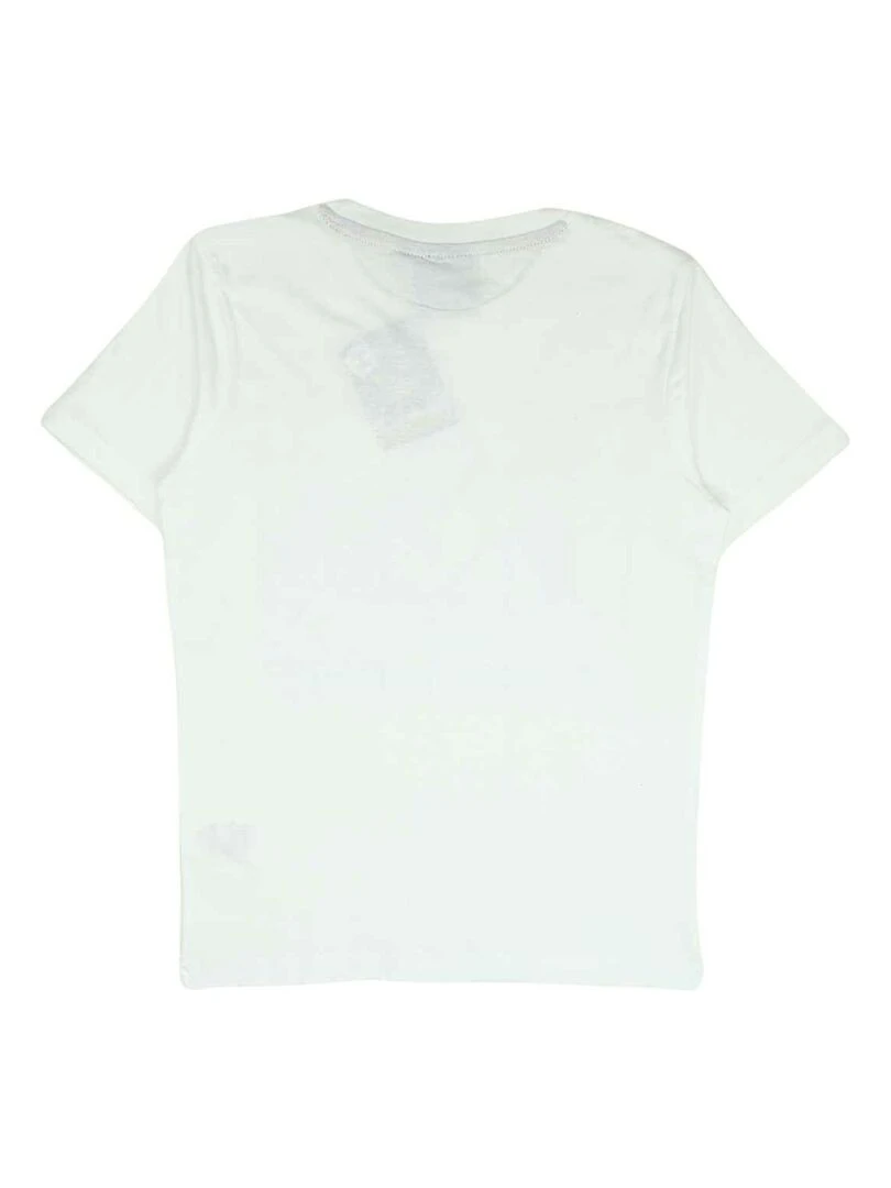 Disney T shirt garçon imprimé My Hero Academia en coton Blanc