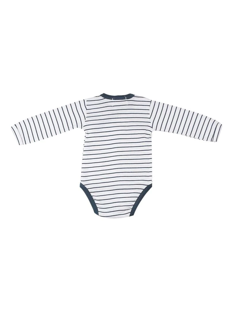 Body marinière manches longues   Bleu