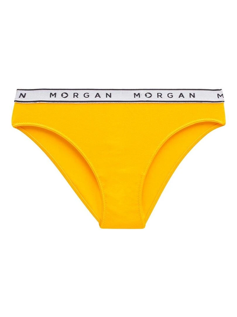 Slip en coton ISA Morgan Junior Jaune