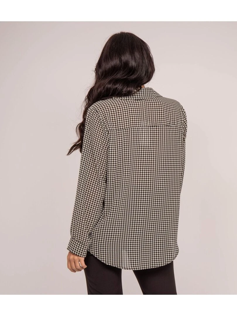 Chemise motifs ORIS Noir