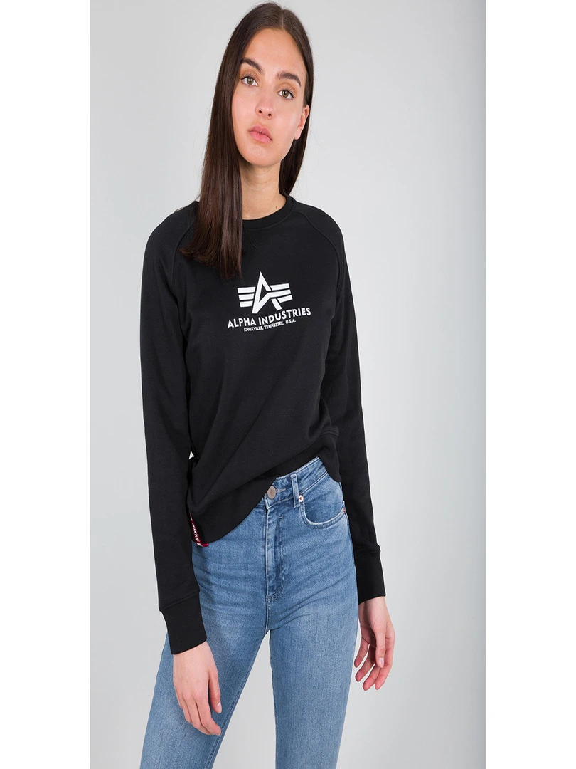 Sweat Femme Alpha Industries New Basic Noir
