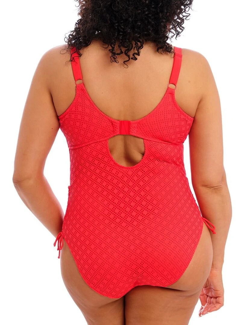 Maillot 1 pièce grande taille sans armatures Bazaruto   Rouge