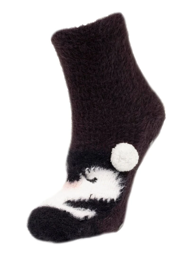 Chaussettes Femme Pingouin Noir