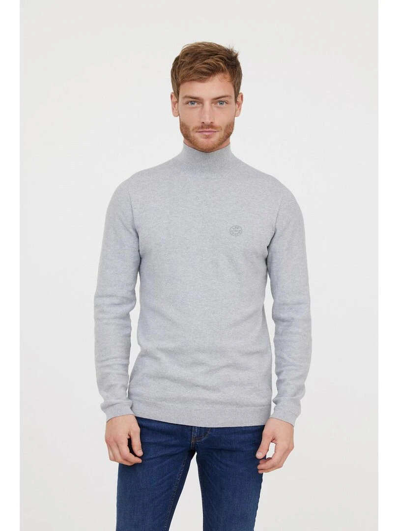 Lee Cooper Pull manches longues coton regular CERIO Gris chiné