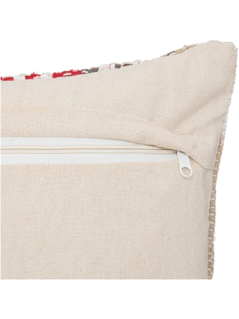 Coussin au design reliefé Beige