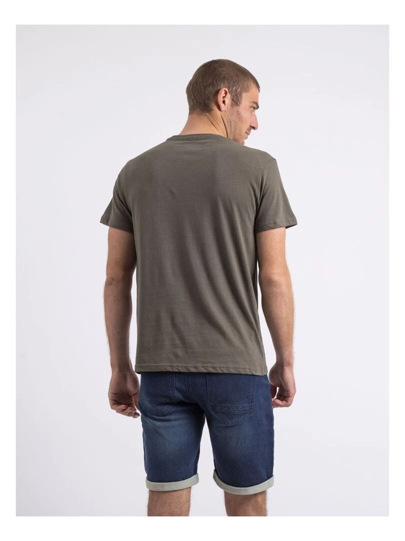 T shirt col rond NIRALVINO Kaki