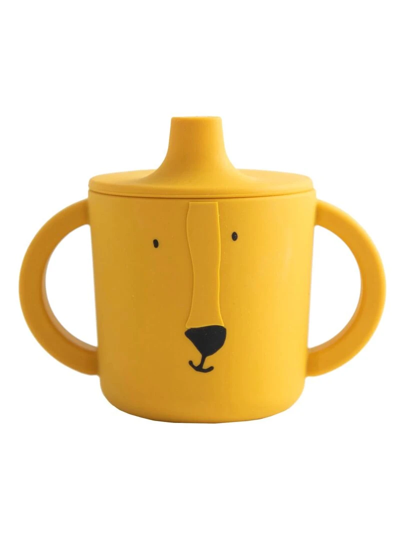 Tasse à bec en silicone Mr Lion Jaune