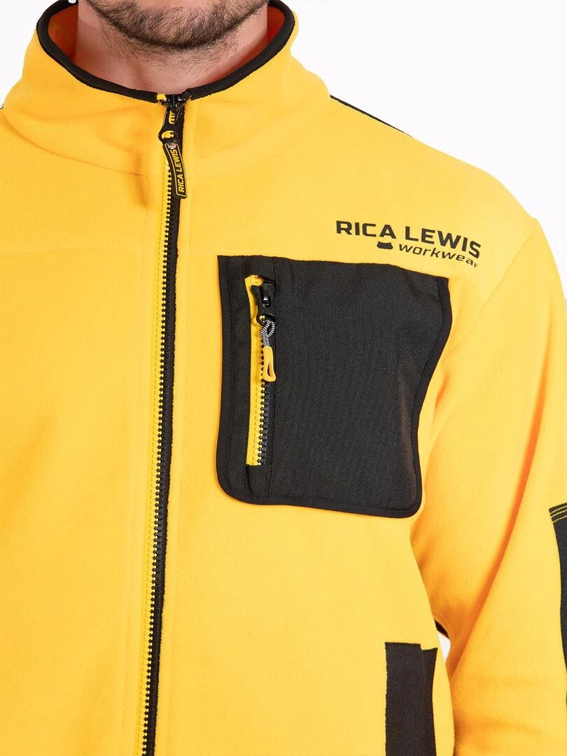 Veste polaire micro aérée WAFT 'Rica Lewis'   Jaune