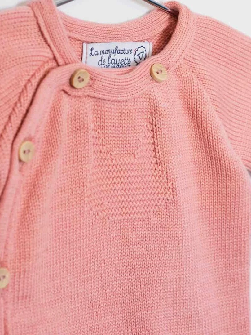Brassière en coton Petits Chats Rose