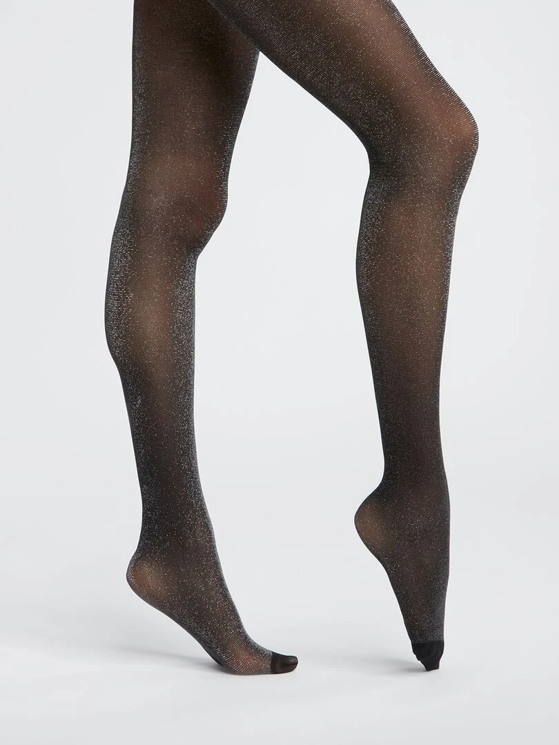 Collants irisées 'DIM' noir