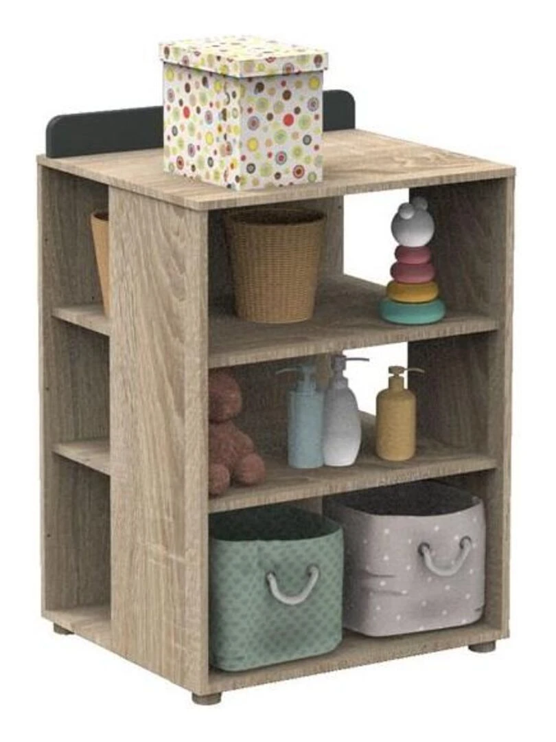 Commode à langer évolutive en bureau   SAUTHON   Gris