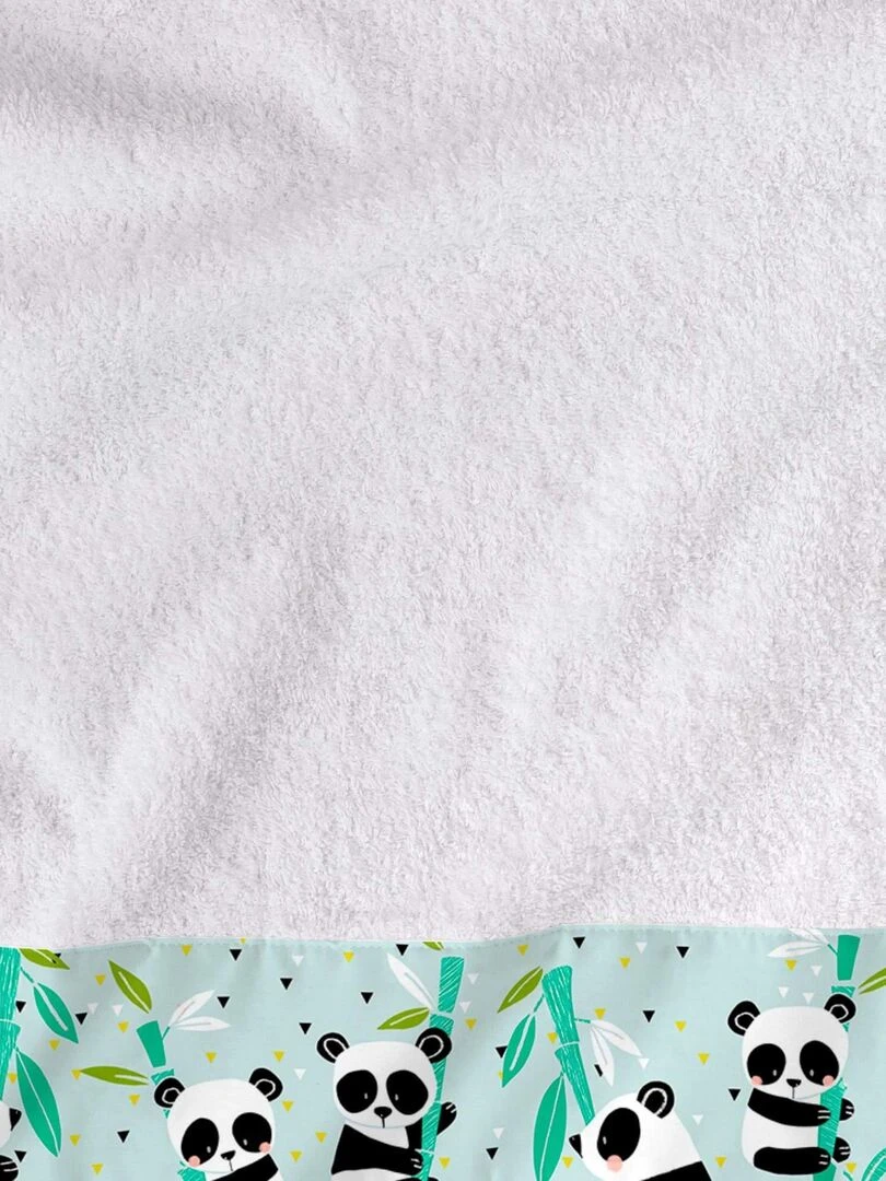 Lot de serviettes Panda garden blue "Happyfriday"   Bleu