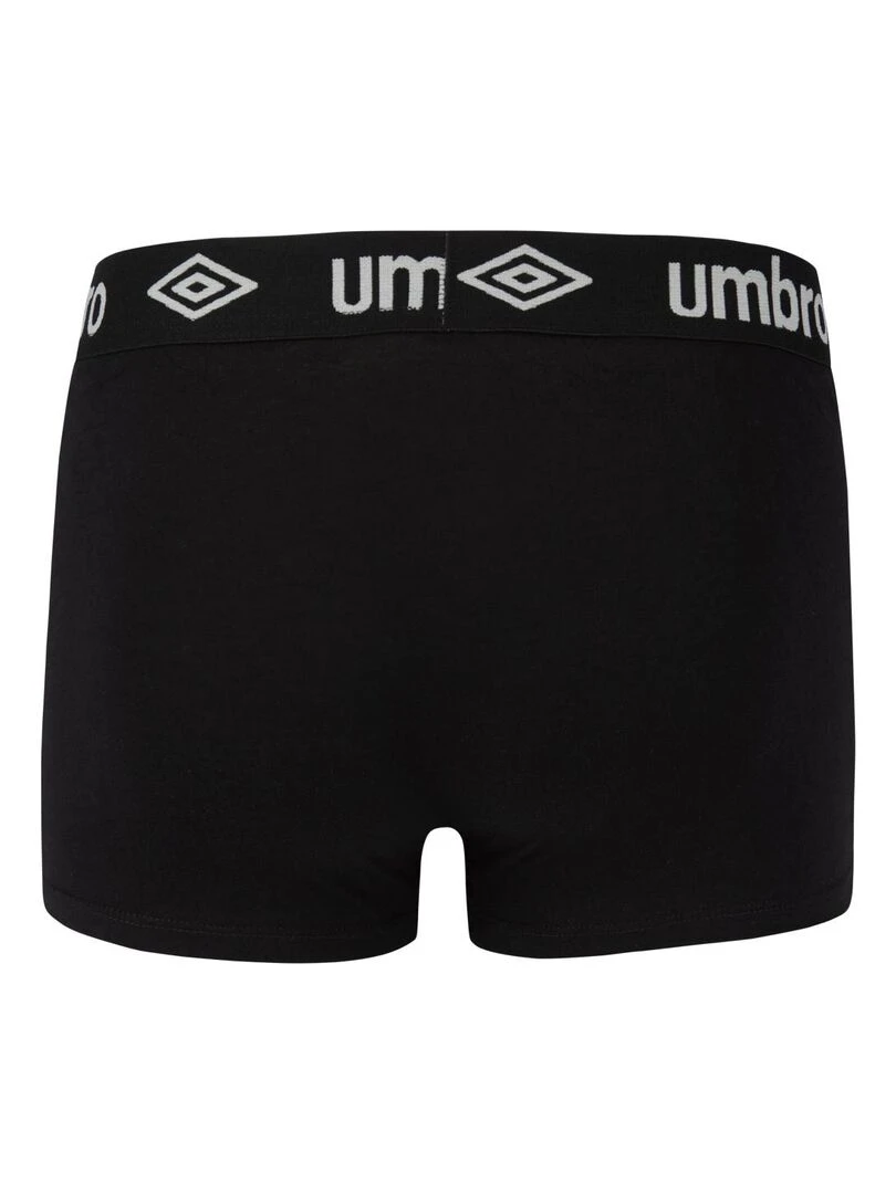 Lot de 8 Boxers coton homme uni Umbro   Noir