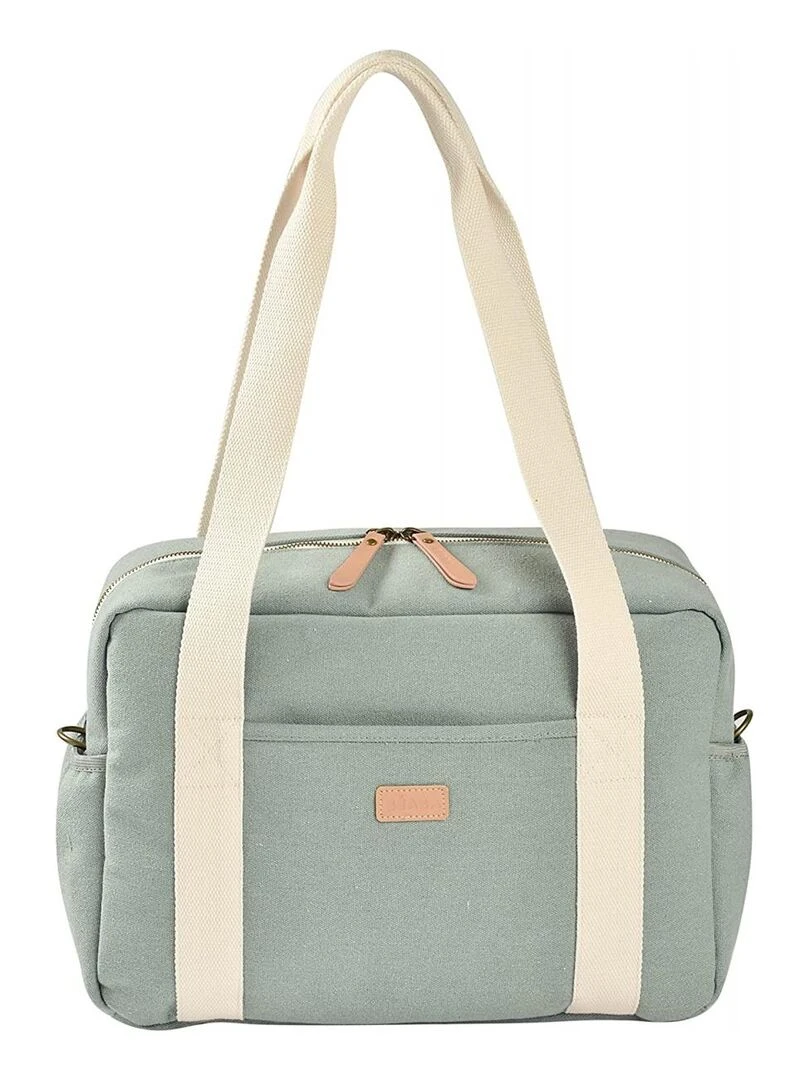 Sac à langer Paris vert sauge Vert d'eau